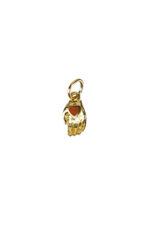 Xzota - Pendants - Heart hand - Gold plated