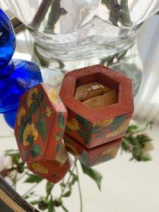 Homeware - Hand painted box pentagon small