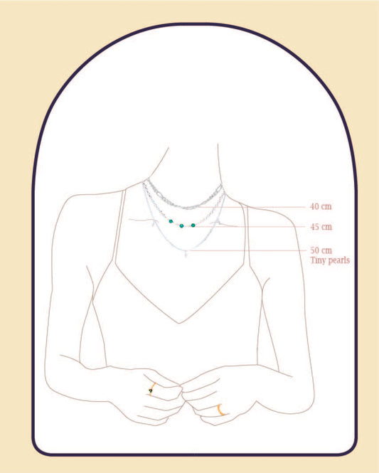 Xzota | Kettingen | Tiny pearls | Zilver