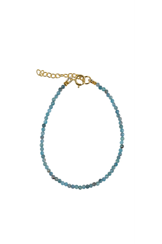 Bracelet apatite stone with g-p lock
