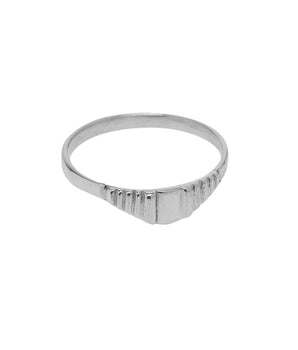 Xzota | Ringen | Stripe square | Zilver