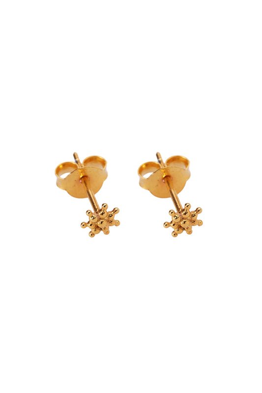 Xzota | Oorbellen | Tiny dots stud | Gold Plated