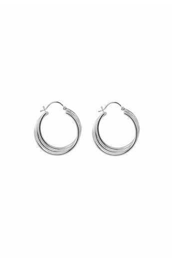 Xzota | Oorbellen | Spiral hoop | Zilver